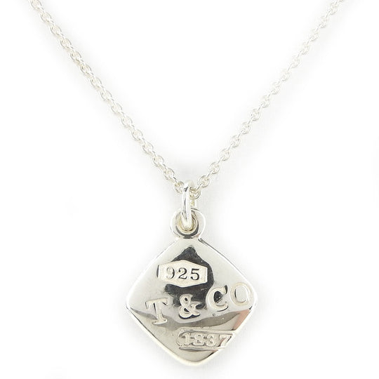 TIFFANY&Co. Necklace Silver925 Silver montage cushion 1837