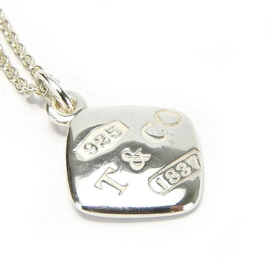 TIFFANY&Co. Necklace Silver925 Silver montage cushion 1837