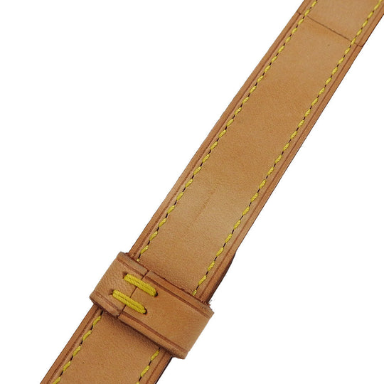 LOUIS VUITTON Shoulder strap Nume leather beige Women Used Authentic