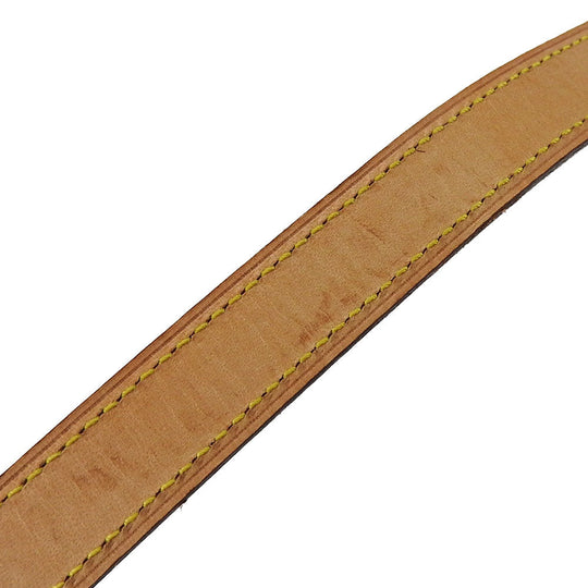 LOUIS VUITTON Shoulder strap Nume leather beige Women Used Authentic
