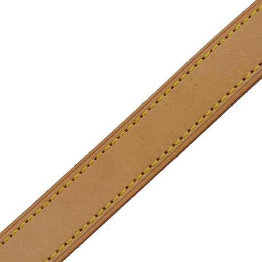 LOUIS VUITTON Shoulder strap Nume leather beige Women Used Authentic