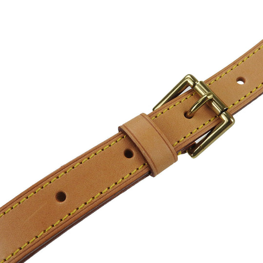 LOUIS VUITTON Shoulder strap Nume leather beige Women Used Authentic