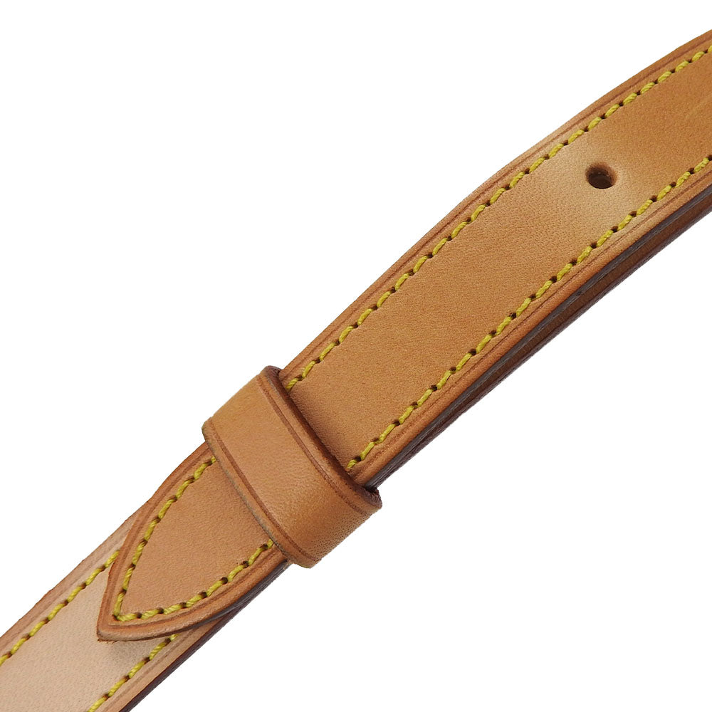 LOUIS VUITTON Shoulder strap Nume leather beige Women Used Authentic