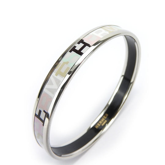 HERMES Bangle Enamel, Metal multicolor Emaille PM Women Used Authentic