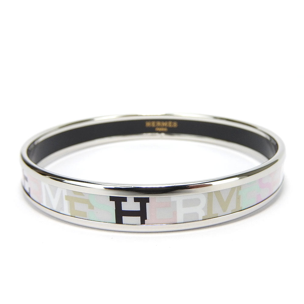 HERMES Bangle Enamel, Metal multicolor Emaille PM Women Used Authentic