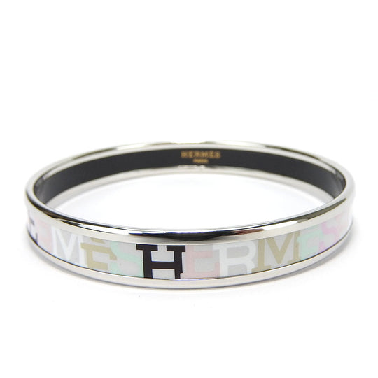 HERMES Bangle Enamel, Metal multicolor Emaille PM Women Used Authentic