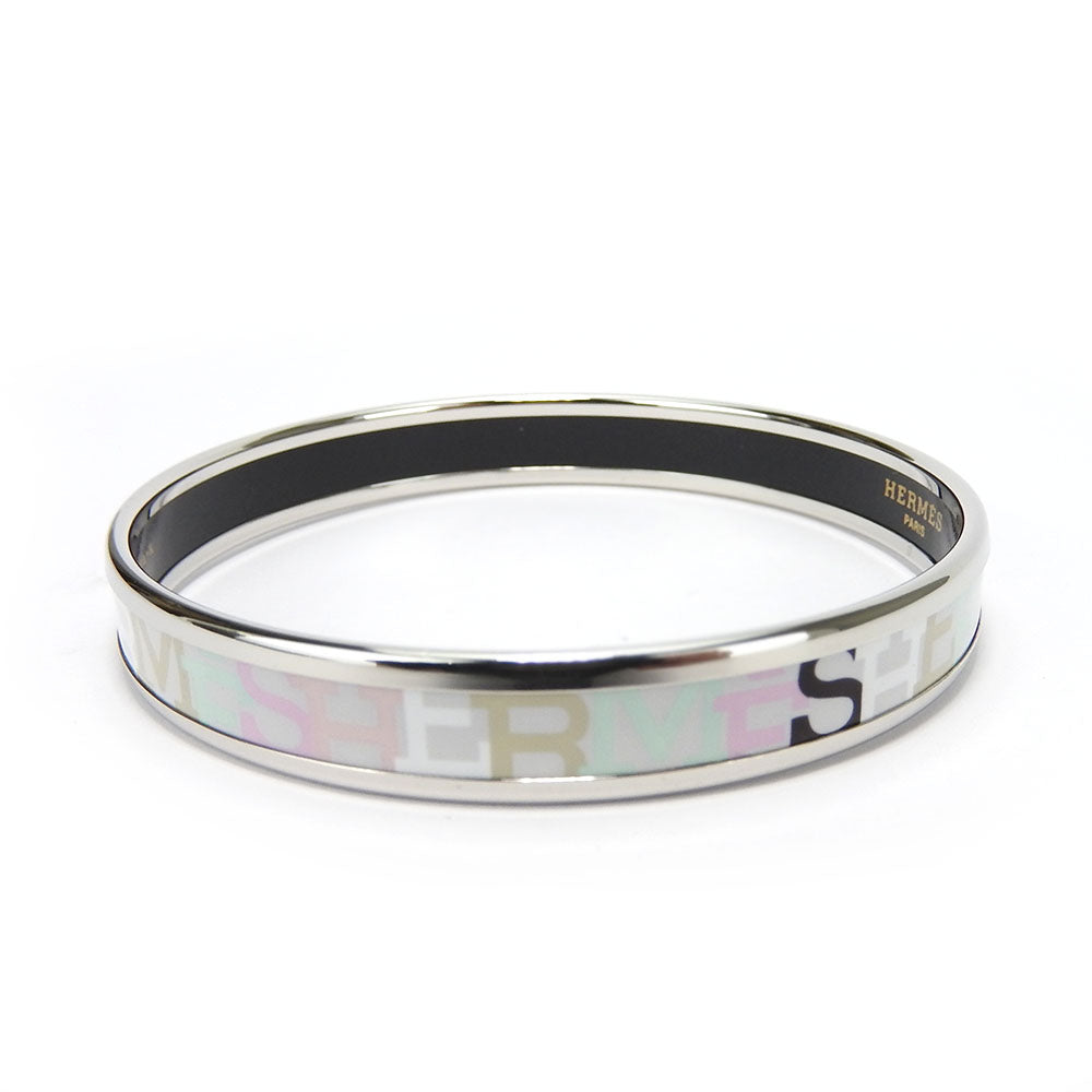 HERMES Bangle Enamel, Metal multicolor Emaille PM Women Used Authentic
