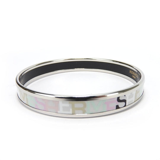 HERMES Bangle Enamel, Metal multicolor Emaille PM Women Used Authentic