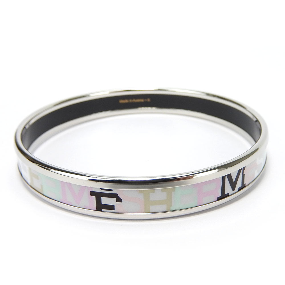 HERMES Bangle Enamel, Metal multicolor Emaille PM Women Used Authentic