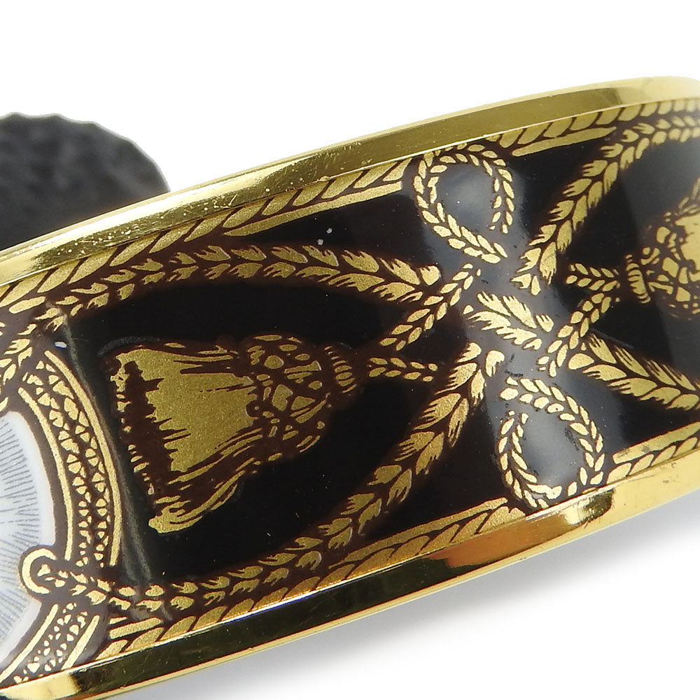 HERMES bracelet Metal, Cloisonne multicolor Emilel GM Women Used Authentic