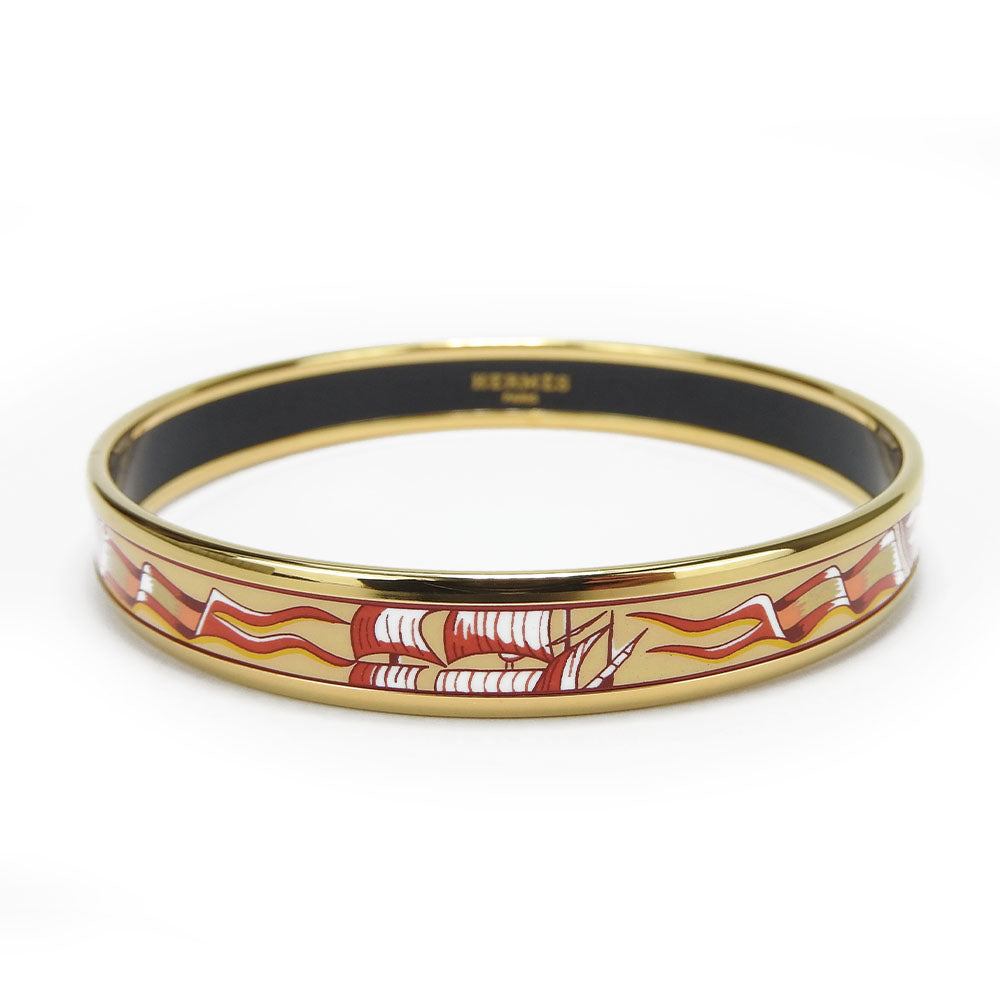 HERMES bracelet Metal, Cloisonne multicolor Emaille PM Women Used Authentic