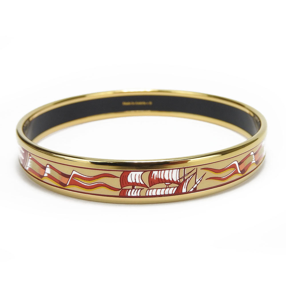 HERMES bracelet Metal, Cloisonne multicolor Emaille PM Women Used Authentic