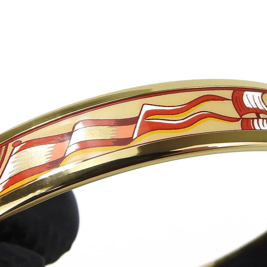 HERMES bracelet Metal, Cloisonne multicolor Emaille PM Women Used Authentic