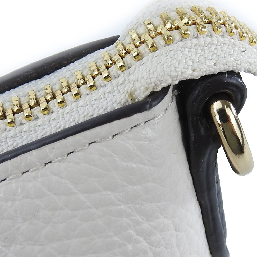 COACH Handbag F73715 leather white Women Used Authentic