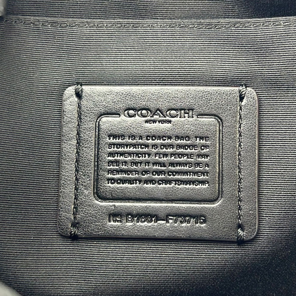 COACH Handbag F73715 leather white Women Used Authentic