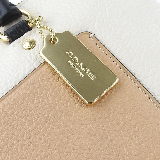 COACH Handbag F73715 leather white Women Used Authentic