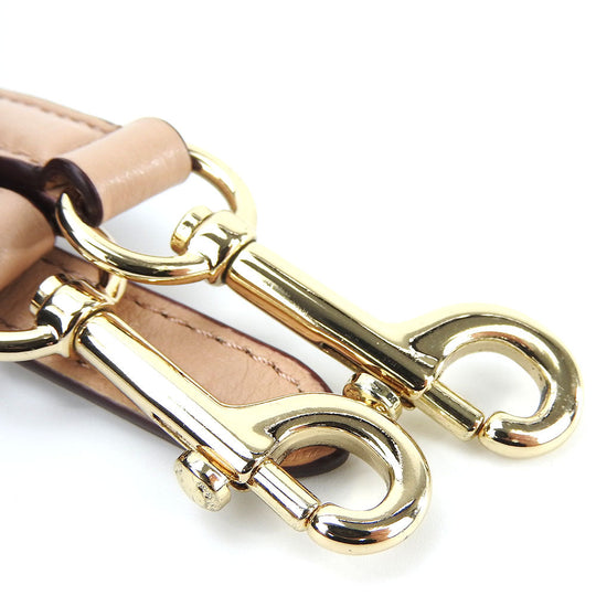 COACH Handbag F36675 leather beige Women Used Authentic