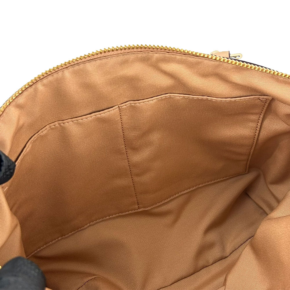 COACH Handbag F36675 leather beige Women Used Authentic