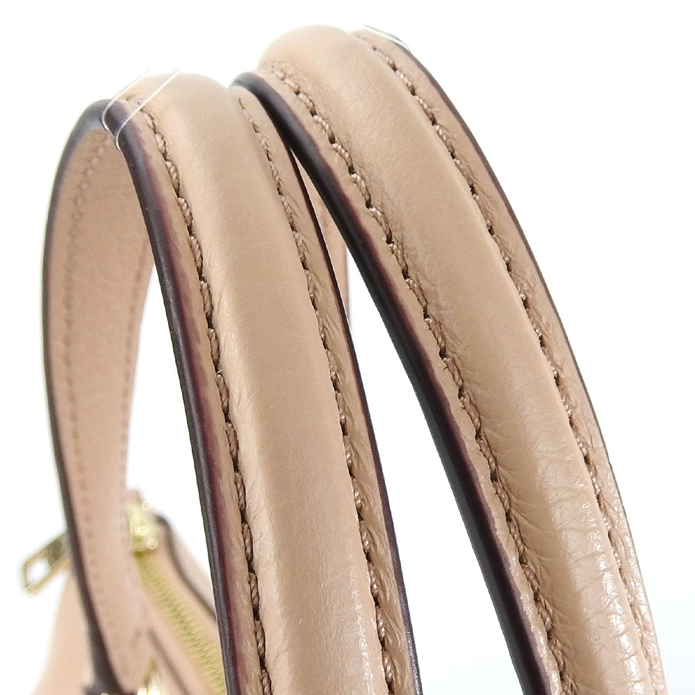 COACH Handbag F36675 leather beige Women Used Authentic