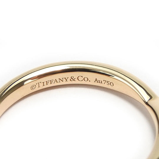 TIFFANY&Co. Ring K18 pink gold, diamond Pink gold Band ring harmony Women Used Authentic