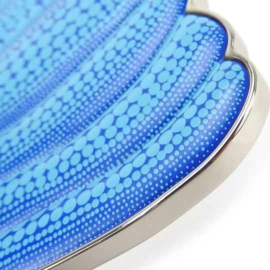 LOUIS VUITTON Key ring M01101 Leather, Metal blue yayoi kusama Portocle Pumpkin unisex(Unisex) Used Authentic