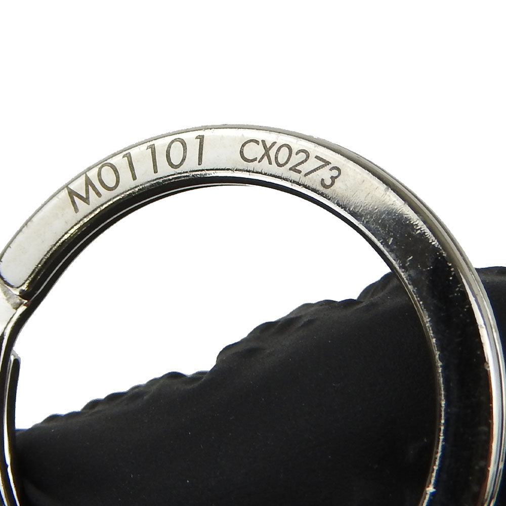 LOUIS VUITTON Key ring M01101 Leather, Metal blue yayoi kusama Portocle Pumpkin unisex(Unisex) Used Authentic