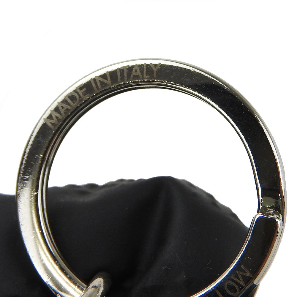 LOUIS VUITTON Key ring M01101 Leather, Metal blue yayoi kusama Portocle Pumpkin unisex(Unisex) Used Authentic