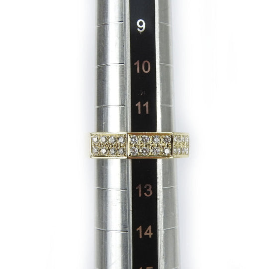 TASAKI Ring K18 Yellow Gold, Diamond Yellow Gold Women Used Authentic