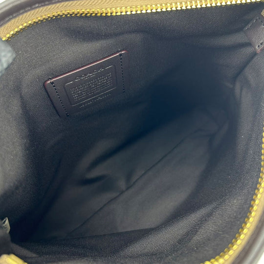 COACH Shoulder Bag F29960 Canvas, Leather beige Signature Women Used Authentic