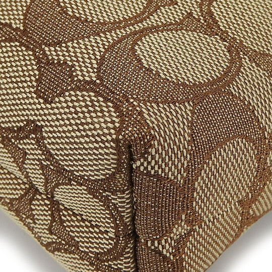 COACH Shoulder Bag F29960 Canvas, Leather beige Signature Women Used Authentic