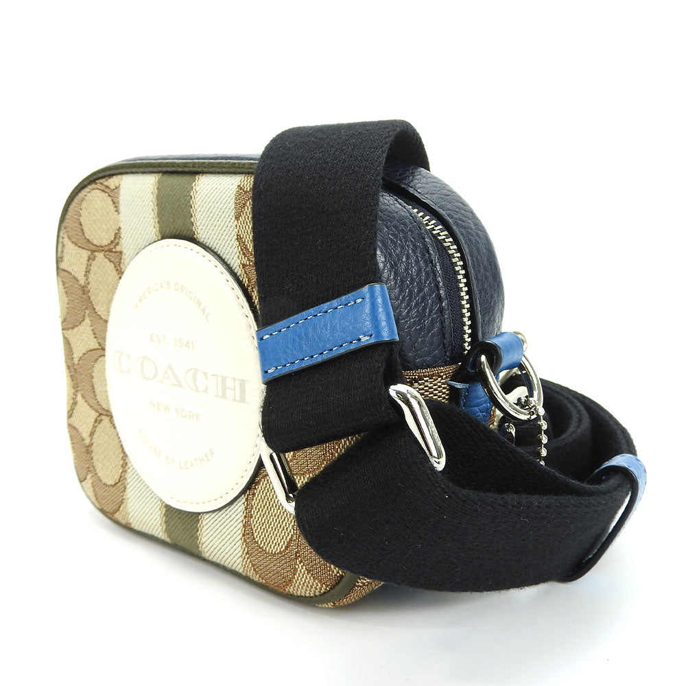 COACH Shoulder Bag 2635 Canvas, Leather beige Signature Women Used Authentic