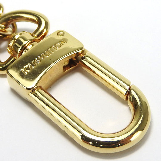 LOUIS VUITTON Key ring MP1842 Monogram Reverse, Leather Brown Portocle Night Light Women Used Authentic