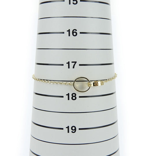 CARTIER bracelet COJO6006 K18 yellow gold Yellow Gold Baby love breath Women Used Authentic
