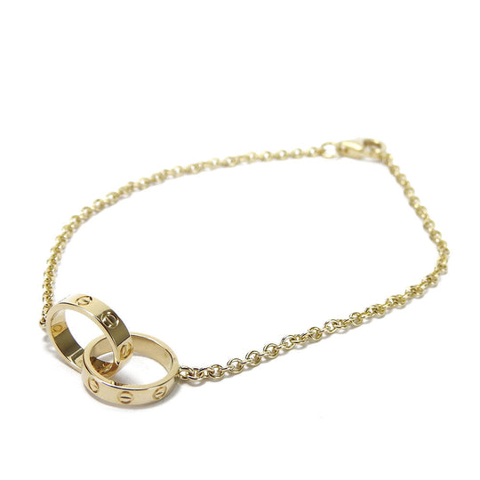 CARTIER bracelet COJO6006 K18 yellow gold Yellow Gold Baby love breath Women Used Authentic