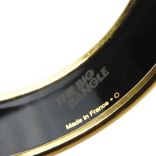 HERMES bracelet Enamel, Metal Green type Emile Women Used Authentic