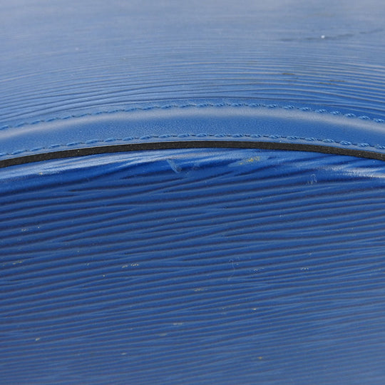 LOUIS VUITTON Tote Bag M52265 Epi Leather blue Sun jack shopping Women Used Authentic