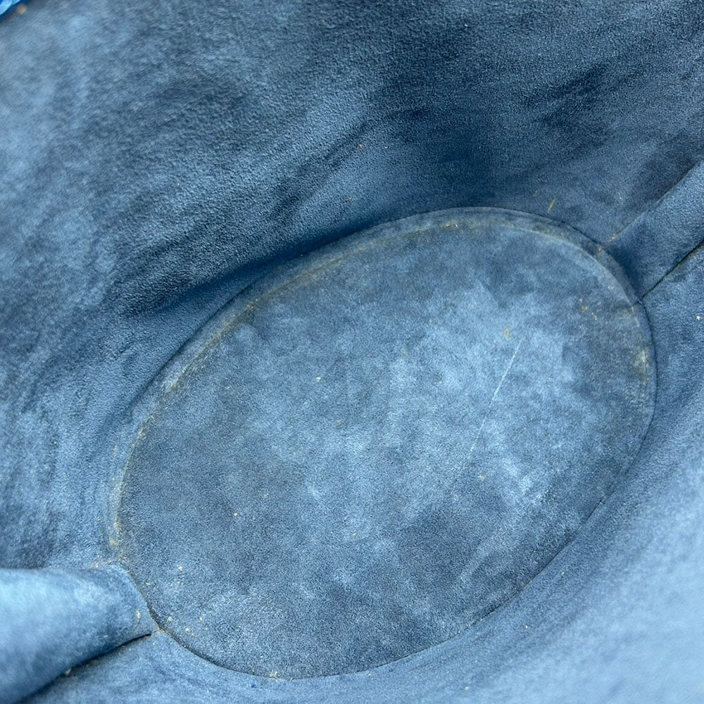 LOUIS VUITTON Tote Bag M52265 Epi Leather blue Sun jack shopping Women Used Authentic