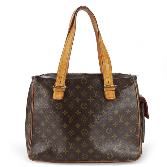 LOUIS VUITTON Tote Bag M51162 Monogram Brown Multiplex Women Used Authentic