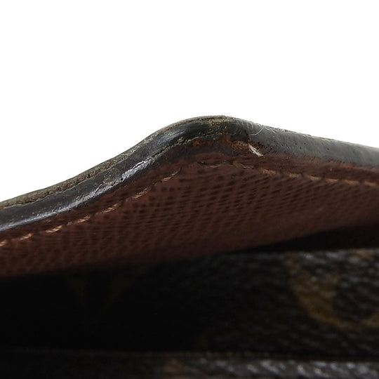 LOUIS VUITTON Long Wallet Purse M61734 Monogram Brown Portefeuille Sarah