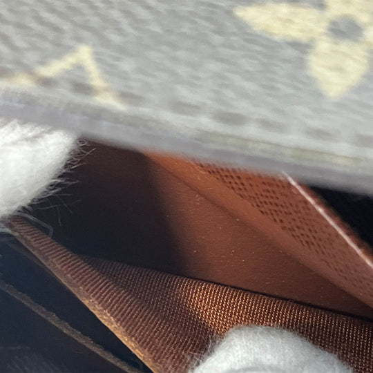 LOUIS VUITTON Long Wallet Purse M61734 Monogram Brown Portefeuille Sarah