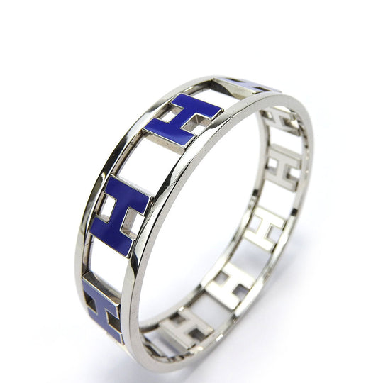 HERMES Bangle metal Silver Rondo Ash