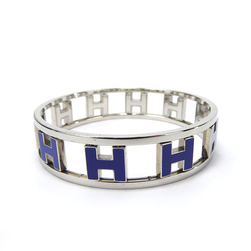 HERMES Bangle metal Silver Rondo Ash