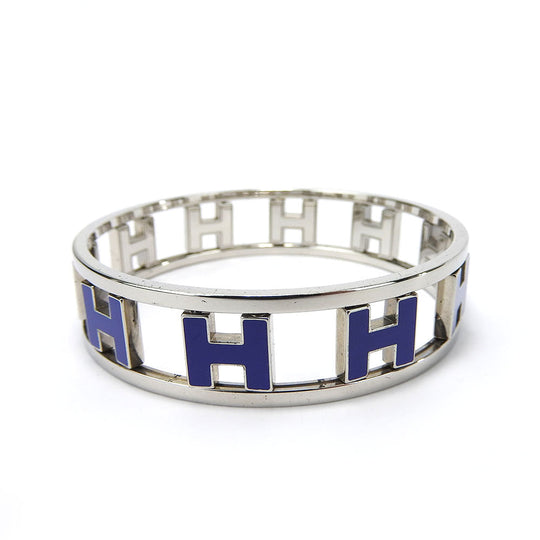 HERMES Bangle metal Silver Rondo Ash