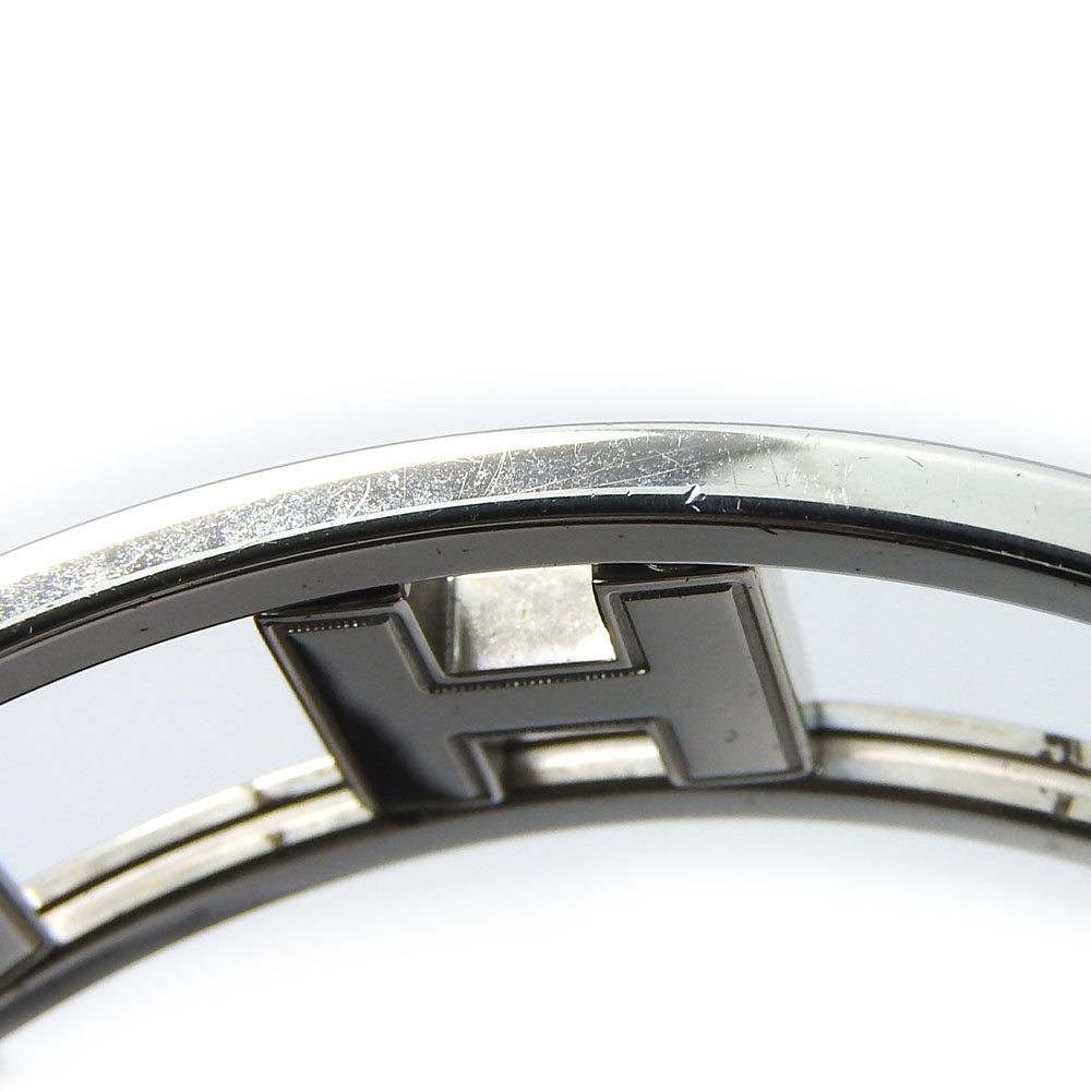 HERMES Bangle metal Silver Rondo Ash