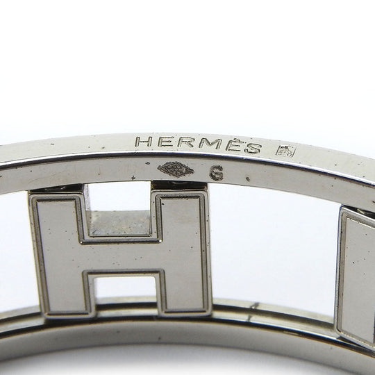 HERMES Bangle metal Silver Rondo Ash