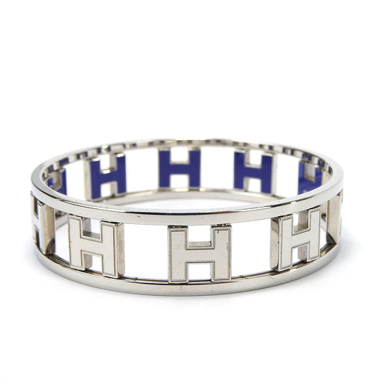 HERMES Bangle metal Silver Rondo Ash