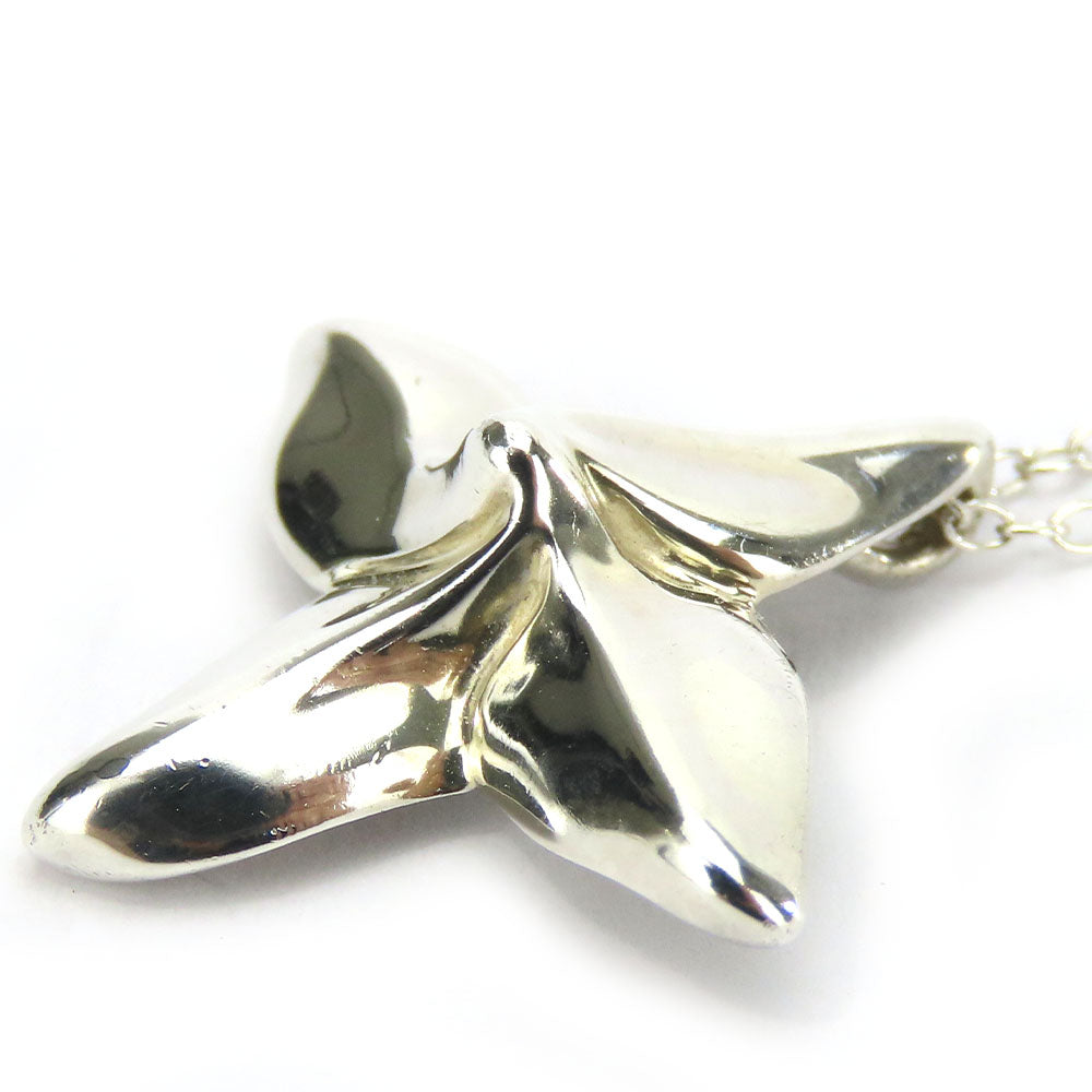 TIFFANY&Co. Necklace Silver925 Silver poinsettia Women Used Authentic