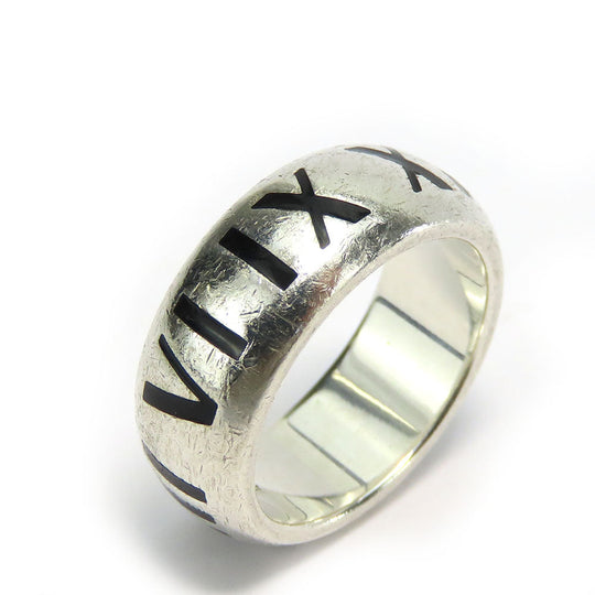 TIFFANY&Co. Ring Silver925 Silver Atlas Women Used Authentic