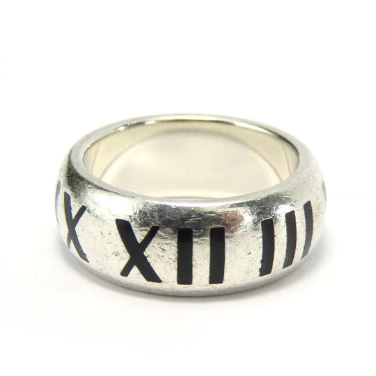 TIFFANY&Co. Ring Silver925 Silver Atlas Women Used Authentic