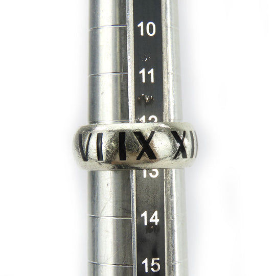 TIFFANY&Co. Ring Silver925 Silver Atlas Women Used Authentic